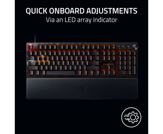 Клавиатура Razer Huntsman V3 Pro USB UA Black (RZ03-04970100-R3M1), изображение 6 Клавиатура Razer Huntsman V3 Pro USB UA Black (RZ03-04970100-R3M1), изображение 6
