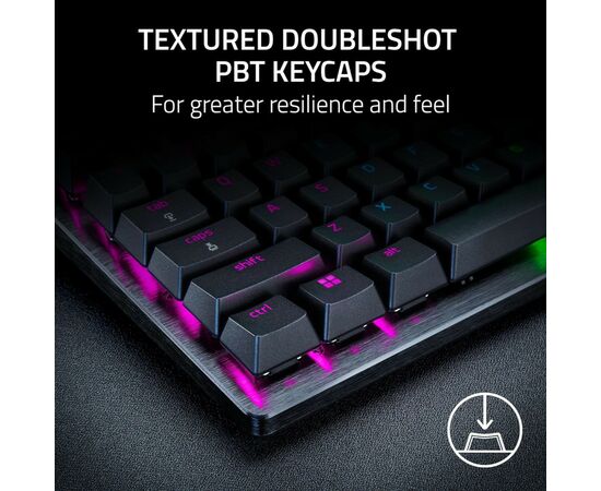 Клавиатура Razer Huntsman V3 Pro USB UA Black (RZ03-04970100-R3M1), изображение 8 Клавиатура Razer Huntsman V3 Pro USB UA Black (RZ03-04970100-R3M1), изображение 8