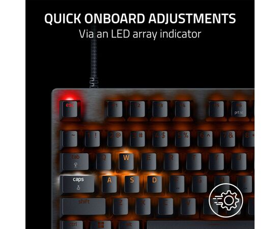 Клавиатура Razer Huntsman V3 Pro TKL USB UA Black (RZ03-04980100-R3M1), изображение 6 Клавиатура Razer Huntsman V3 Pro TKL USB UA Black (RZ03-04980100-R3M1), изображение 6