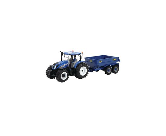 Спецтехніка Britains Трактор New Holland T6 з причепом-самоскидом NC Tilt 1:32 (43268)