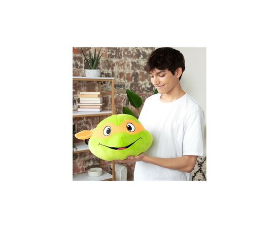 Мягкая игрушка Club Mocchi- Mocchi- TMNT Микеланджело мега 28 см (T12469), изображение 5 Мягкая игрушка Club Mocchi- Mocchi- TMNT Микеланджело мега 28 см (T12469), изображение 5