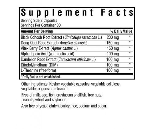 Вітамінно-мінеральний комплекс Bluebonnet Nutrition Комплекс Для Неї, Intimate Essentials For Her Hormonal Balan (BLB4008), зображення 2