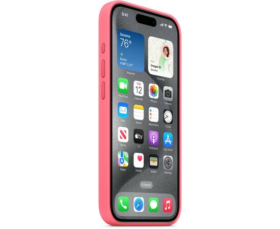 Чехол для мобильного телефона Apple iPhone 15 Pro Silicone Case with MagSafe - Pink,Model A3125 (MWNJ3ZM/A), изображение 2 Чехол для мобильного телефона Apple iPhone 15 Pro Silicone Case with MagSafe - Pink,Model A3125 (MWNJ3ZM/A), изображение 2