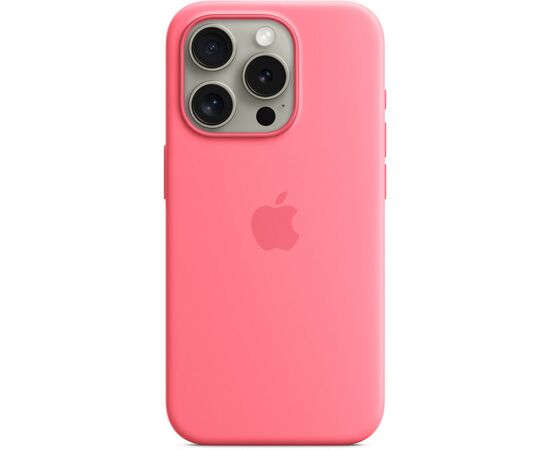 Чехол для мобильного телефона Apple iPhone 15 Pro Silicone Case with MagSafe - Pink,Model A3125 (MWNJ3ZM/A), изображение 3 Чехол для мобильного телефона Apple iPhone 15 Pro Silicone Case with MagSafe - Pink,Model A3125 (MWNJ3ZM/A), изображение 3