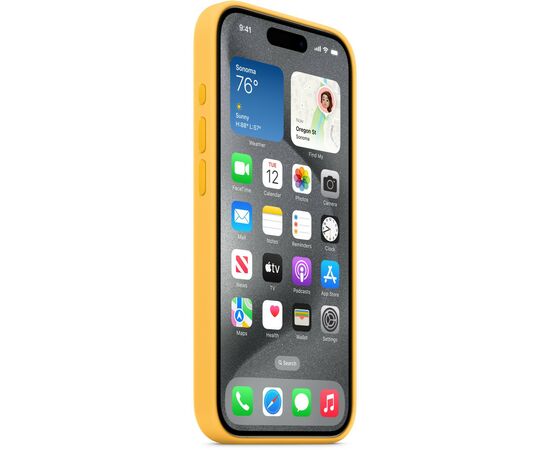 Чехол для мобильного телефона Apple iPhone 15 Pro Silicone Case with MagSafe - Sunshine,Model A3125 (MWNK3ZM/A), изображение 2 Чехол для мобильного телефона Apple iPhone 15 Pro Silicone Case with MagSafe - Sunshine,Model A3125 (MWNK3ZM/A), изображение 2