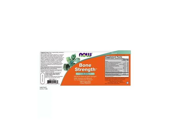 Витаминно-минеральный комплекс Now Foods Крепкие Кости, Bone Strength, 120 капсул (NF1228), изображение 2 Витаминно-минеральный комплекс Now Foods Крепкие Кости, Bone Strength, 120 капсул (NF1228), изображение 2