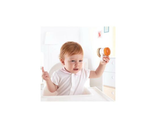 Погремушка Hape Ролик с ручкой (E0017), изображение 3 Погремушка Hape Ролик с ручкой (E0017), изображение 3