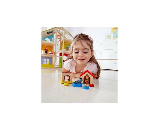 Игровой набор Hape деревянный Домашние животные (E3455), изображение 3 Игровой набор Hape деревянный Домашние животные (E3455), изображение 3