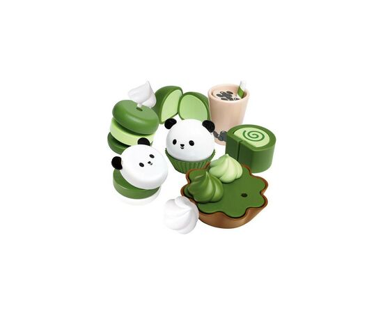 Игровой набор Hape продукты Десерты из зеленого чая (E3195), изображение 4 Игровой набор Hape продукты Десерты из зеленого чая (E3195), изображение 4