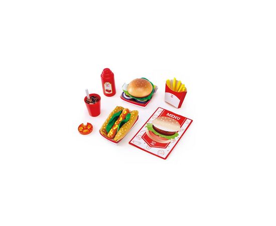 Игровой набор Hape продукты Фаст-фуд (E3160)