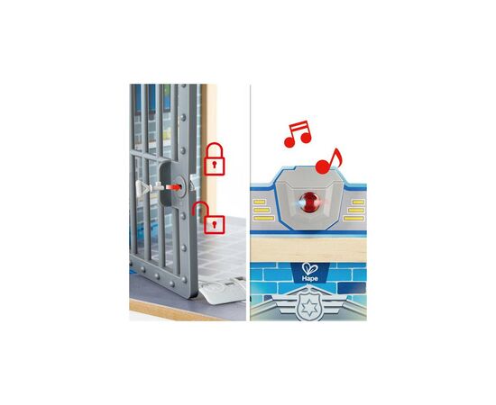 Игровой набор Hape Полицейский участок (E3050), изображение 4 Игровой набор Hape Полицейский участок (E3050), изображение 4