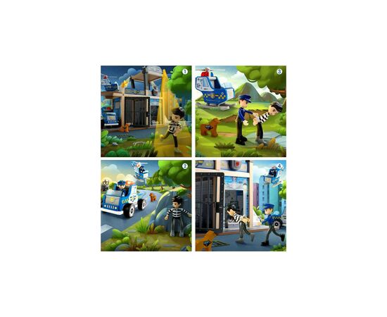 Игровой набор Hape Полицейский участок (E3050), изображение 6 Игровой набор Hape Полицейский участок (E3050), изображение 6