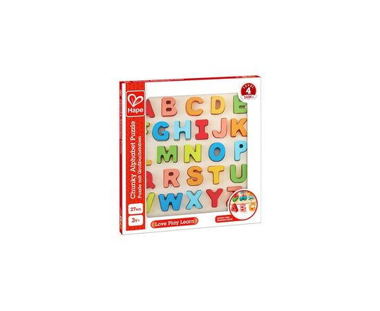 Пазл Hape деревянный Английский алфавит (E1551)