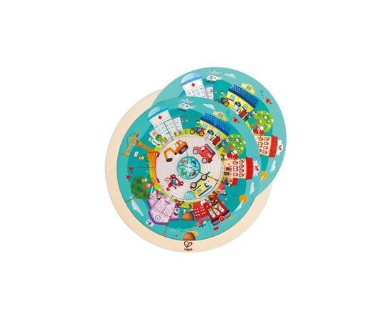 Пазл Hape деревянный город профессий (E1624), изображение 2 Пазл Hape деревянный город профессий (E1624), изображение 2