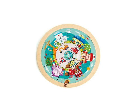 Пазл Hape деревянный город профессий (E1624), изображение 5 Пазл Hape деревянный город профессий (E1624), изображение 5