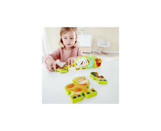 Пазл Hape деревянный с цифрами Зверята на ферме 10 элементов (E1628), изображение 6 Пазл Hape деревянный с цифрами Зверята на ферме 10 элементов (E1628), изображение 6