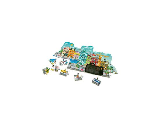 Пазл Hape Городской пейзаж с анимацией 49 элементов (E1629)