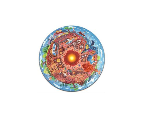 Пазл Hape круглый Подземный мир 36 элементов (E1637), изображение 2 Пазл Hape круглый Подземный мир 36 элементов (E1637), изображение 2