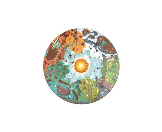 Пазл Hape круглый Четыре сезона 16 элементов (E1636), изображение 2 Пазл Hape круглый Четыре сезона 16 элементов (E1636), изображение 2