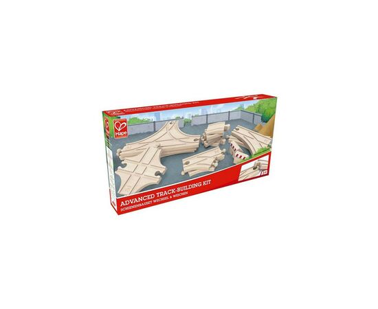 Железная дорога Hape Набор для железной дороги Рельсы (E3733), изображение 2 Железная дорога Hape Набор для железной дороги Рельсы (E3733), изображение 2