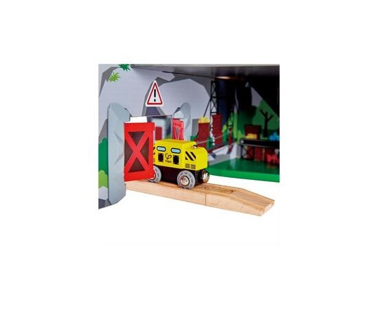 Железная дорога Hape Многоуровневая горная шахта с аксессуарами (E3753), изображение 6 Железная дорога Hape Многоуровневая горная шахта с аксессуарами (E3753), изображение 6