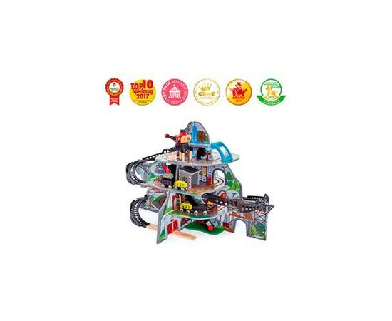 Железная дорога Hape Многоуровневая горная шахта с аксессуарами (E3753), изображение 9 Железная дорога Hape Многоуровневая горная шахта с аксессуарами (E3753), изображение 9
