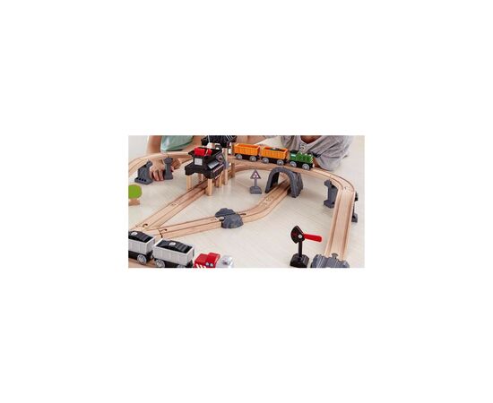 Железная дорога Hape Горный погрузчик 64 элемента (E3756), изображение 11