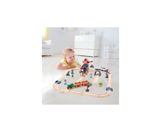 Железная дорога Hape Горный погрузчик 64 элемента (E3756), изображение 6