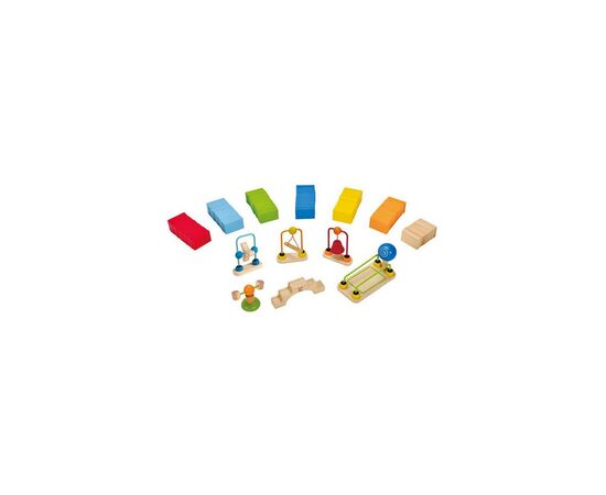 Конструктор Hape динамический Эффект домино Динамо 107 элемента (E1042), изображение 7 Конструктор Hape динамический Эффект домино Динамо 107 элемента (E1042), изображение 7
