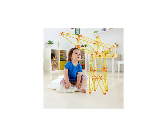 Конструктор Hape Flexistix Кран 94 детали бамбуковый (E5562), изображение 2 Конструктор Hape Flexistix Кран 94 детали бамбуковый (E5562), изображение 2