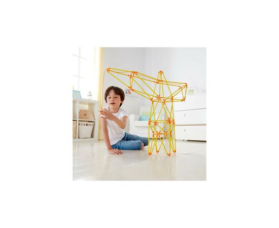 Конструктор Hape Flexistix Кран 94 детали бамбуковый (E5562)