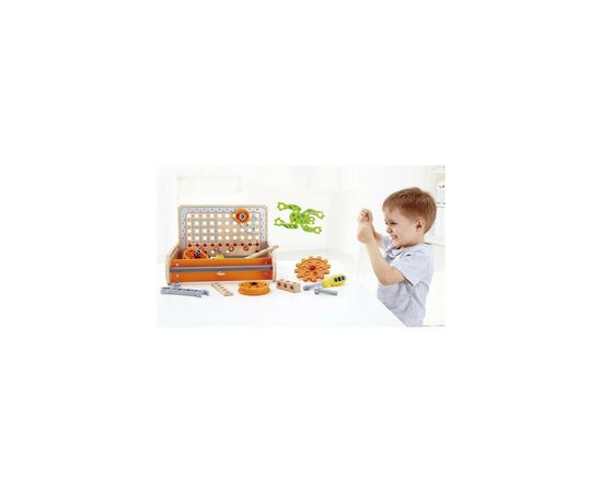 Конструктор Hape Junior Inventor Инструменты для экспериментов 32 элемента (E3029), изображение 8 Конструктор Hape Junior Inventor Инструменты для экспериментов 32 элемента (E3029), изображение 8