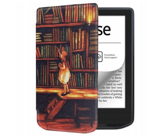 Чохол до електронної книги BeCover Smart Case PocketBook 629 Verse / 634 Verse Pro 6" Library Girl (710975)