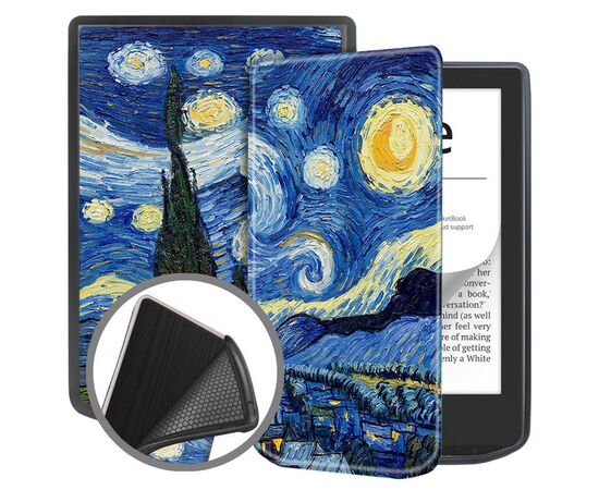 Чехол для электронной книги BeCover Smart Case PocketBook 629 Verse / 634 Verse Pro 6" Night (710980), изображение 2 Чехол для электронной книги BeCover Smart Case PocketBook 629 Verse / 634 Verse Pro 6" Night (710980), изображение 2