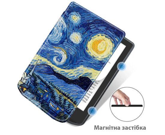 Чехол для электронной книги BeCover Smart Case PocketBook 629 Verse / 634 Verse Pro 6" Night (710980), изображение 4 Чехол для электронной книги BeCover Smart Case PocketBook 629 Verse / 634 Verse Pro 6" Night (710980), изображение 4