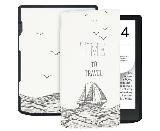 Чехол для электронной книги BeCover Smart Case PocketBook 629 Verse / 634 Verse Pro 6" Time To Travel (710982), изображение 2 Чехол для электронной книги BeCover Smart Case PocketBook 629 Verse / 634 Verse Pro 6" Time To Travel (710982), изображение 2