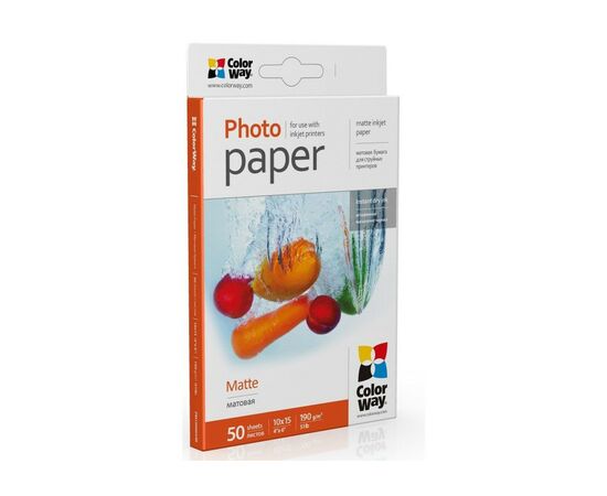 Фотобумага ColorWay 10x15 (PM1900504R), изображение 2 Фотобумага ColorWay 10x15 (PM1900504R), изображение 2