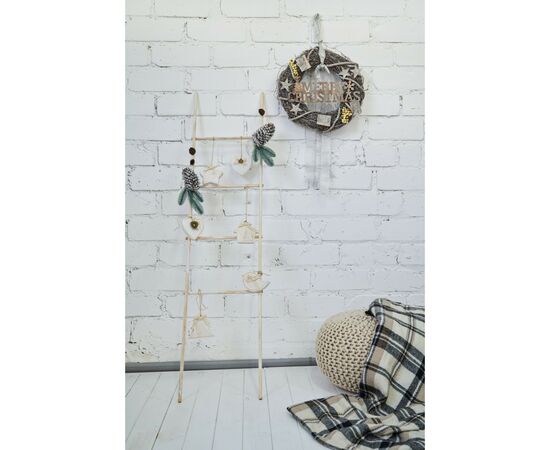 Рождественский венок ColorWay Merry Christmas из натурал. веток ротан (CW-MCW-35G), изображение 4 Рождественский венок ColorWay Merry Christmas из натурал. веток ротан (CW-MCW-35G), изображение 4