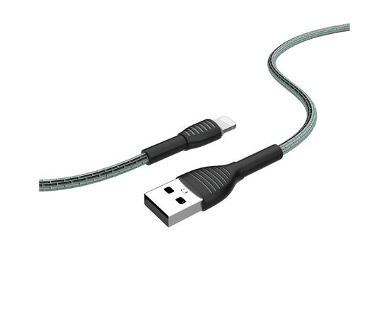 Дата кабель USB 2.0 AM to Lightning 1.0m ColorWay (CW-CBUL041-GR), изображение 6 Дата кабель USB 2.0 AM to Lightning 1.0m ColorWay (CW-CBUL041-GR), изображение 6