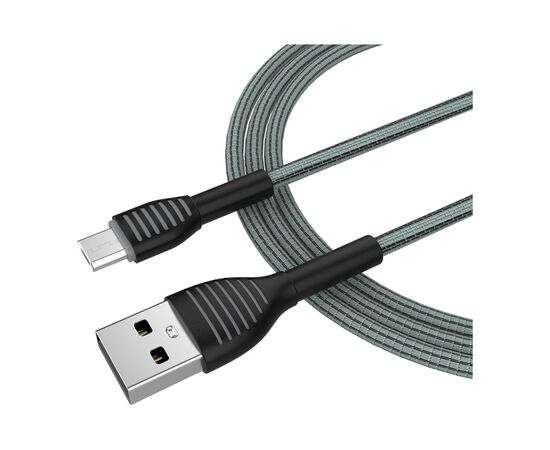 Дата кабель USB 2.0 AM to Micro 5P 1.0m ColorWay (CW-CBUM041-GR), изображение 2 Дата кабель USB 2.0 AM to Micro 5P 1.0m ColorWay (CW-CBUM041-GR), изображение 2