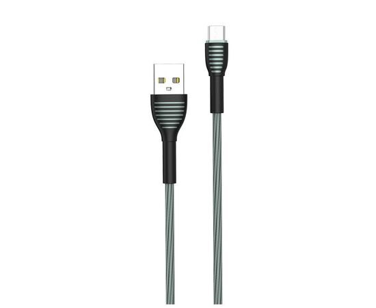 Дата кабель USB 2.0 AM to Micro 5P 1.0m ColorWay (CW-CBUM041-GR), изображение 4 Дата кабель USB 2.0 AM to Micro 5P 1.0m ColorWay (CW-CBUM041-GR), изображение 4