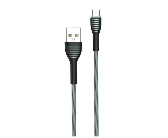 Дата кабель USB 2.0 AM to Type-C 1.0m ColorWay (CW-CBUC041-GR), изображение 4 Дата кабель USB 2.0 AM to Type-C 1.0m ColorWay (CW-CBUC041-GR), изображение 4