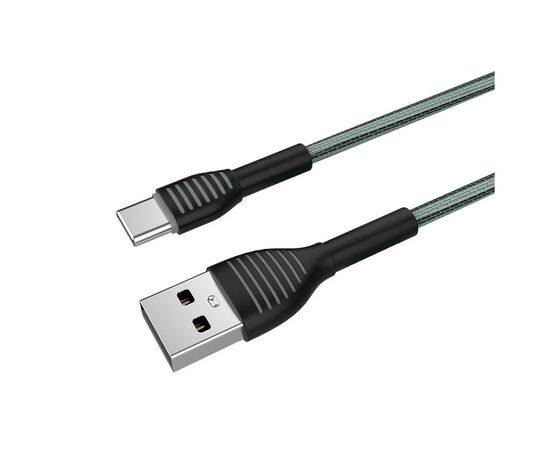 Дата кабель USB 2.0 AM to Type-C 1.0m ColorWay (CW-CBUC041-GR), изображение 5 Дата кабель USB 2.0 AM to Type-C 1.0m ColorWay (CW-CBUC041-GR), изображение 5