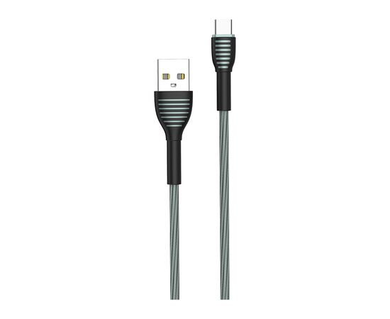 Дата кабель USB 2.0 AM to Type-C 1.0m ColorWay (CW-CBUC041-GR)