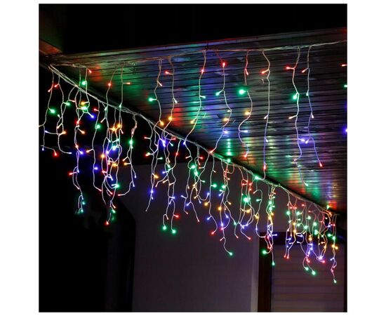 Гирлянда ColorWay Бахрома 3мx0.6м 100Led IP20 цветная (CW-GF-100L36VMC), изображение 4 Гирлянда ColorWay Бахрома 3мx0.6м 100Led IP20 цветная (CW-GF-100L36VMC), изображение 4
