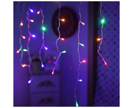 Гирлянда ColorWay Бахрома 3мx0.6м 100Led IP20 цветная (CW-GF-100L36VMC), изображение 8 Гирлянда ColorWay Бахрома 3мx0.6м 100Led IP20 цветная (CW-GF-100L36VMC), изображение 8