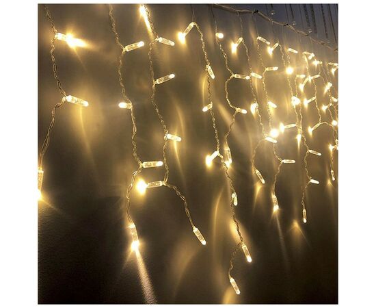 Гирлянда ColorWay Бахрома 3мx0.6м 100Led (IP20) теплый белый (CW-GF-100L36VWW), изображение 6 Гирлянда ColorWay Бахрома 3мx0.6м 100Led (IP20) теплый белый (CW-GF-100L36VWW), изображение 6