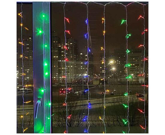 Гірлянда ColorWay штора водоспад 3x3м 300LED 220V кольорова (CW-GW-300L33VWFMC), зображення 5 Гірлянда ColorWay штора водоспад 3x3м 300LED 220V кольорова (CW-GW-300L33VWFMC), зображення 5