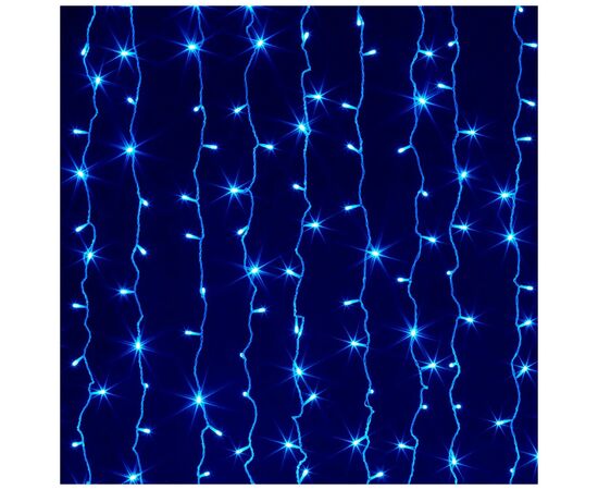 Гирлянда ColorWay штора водопад 3x3м 300LED 220V синяя (CW-GW-300L33VWFBL), изображение 4 Гирлянда ColorWay штора водопад 3x3м 300LED 220V синяя (CW-GW-300L33VWFBL), изображение 4