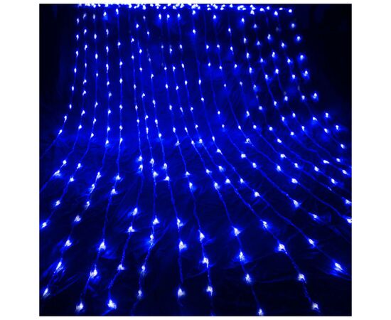 Гирлянда ColorWay штора водопад 3x3м 300LED 220V синяя (CW-GW-300L33VWFBL), изображение 5 Гирлянда ColorWay штора водопад 3x3м 300LED 220V синяя (CW-GW-300L33VWFBL), изображение 5